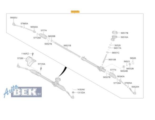 Steering Gear KIA PICANTO (JA), KIA PICANTO (TA)