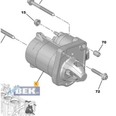 Starter PEUGEOT 308 II (LB_, LP_, LW_, LH_, L3_)