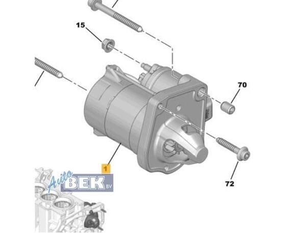 Starter PEUGEOT 308 II (LB_, LP_, LW_, LH_, L3_)