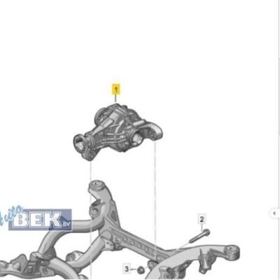Rear Axle Gearbox / Differential AUDI Q7 (4LB)